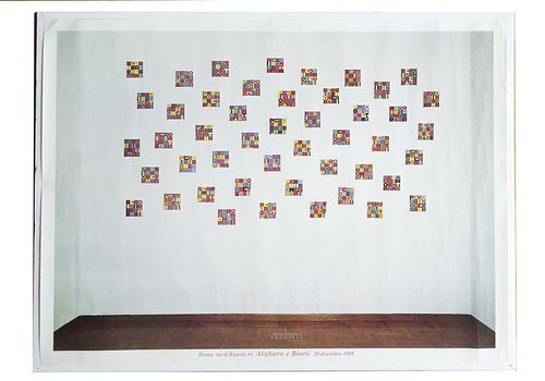 Boetti, Alighiero<br><br>Alighiero and Boetti, Rome, Pio Monti Gallery, 1988, 70x94.7 cm.