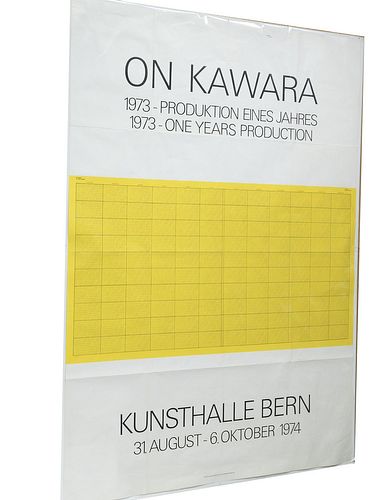 Kawara, On<br><br>On Kawara, 1973-Produktion eines Jahres, 1973-one years productionKunsthalle Bern, 31. August - 6. Oktober 1974, Bern, Kunsthalle Be