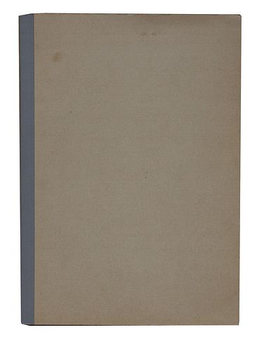 Schmidt-Heins, Gabriele<br><br>Januar 1976 without place, self-produced, January 1976, 29.7x21 cm., Paperback with cardboard plates and cloth spine, 6