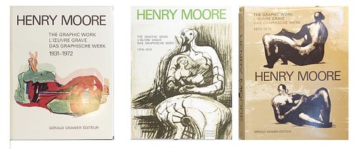 Moore, Henry<br><br>The Graphic Work - L’oeuvre gravé - Das graphische Werk 1931 - 1972 [1973 - 1975; 1976 - 1979]