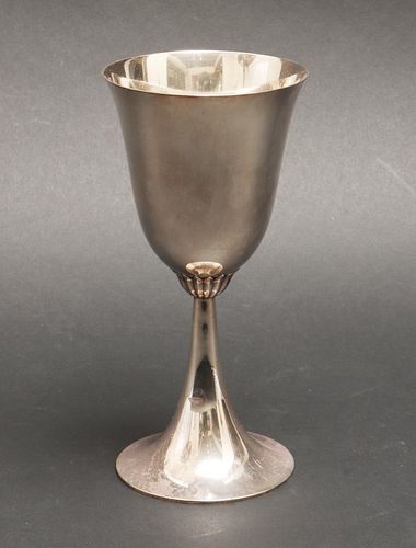 Tezler Swiss 800 Silver Mid-Century Modern Goblet
