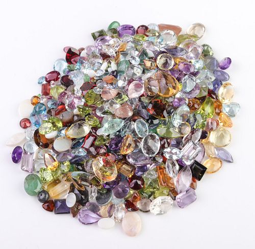 250 cttw. Loose Mixed-Cut Multicolored Gemstones