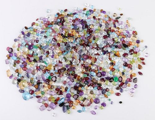 502 cttw. Loose Mixed-Cut Multicolored Gemstones