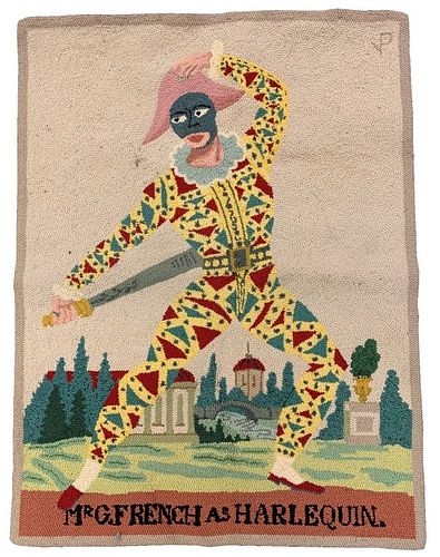 Peter Pill Hooked "Harlequin" Wall Hanging