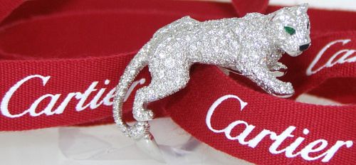 Cartier Prowling Panther Ring Retail $75,000