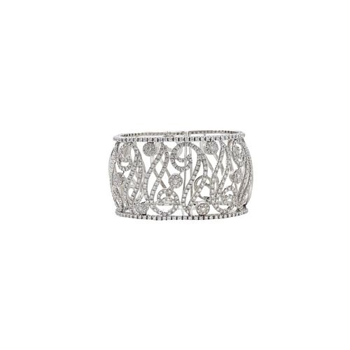High Fashion 8.50ct Diamond Cuff Bracelet
