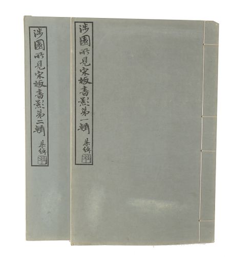 2 Volume Book She Yuan Suo Jian Song Ban Shu Ying