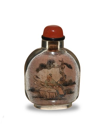 Chinese Inside-Painted Snuff Bottle, 19th Century