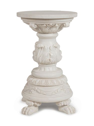 A Neoclassical Marble Pedestal