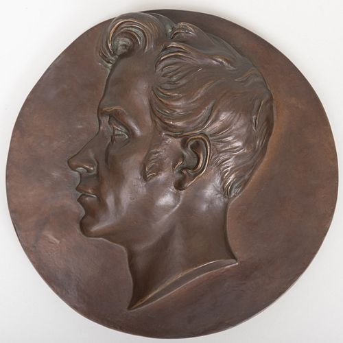 Christian Danielle Rauch (1777-1857): Portrait Plaque