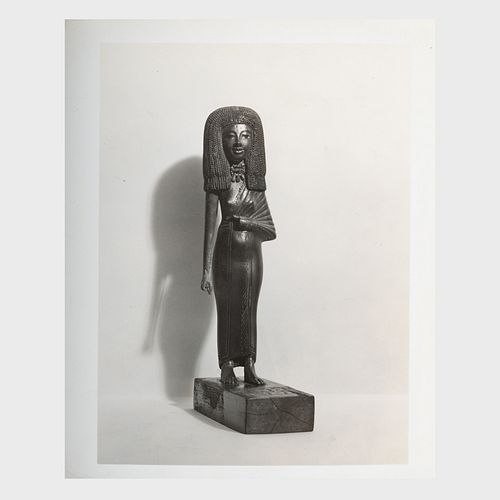 Charles Scheeler (1883-1965): An Unknown Pharaoh; Statuette of the Lady Teye; and Detail of the Satuette of the Lady Teye