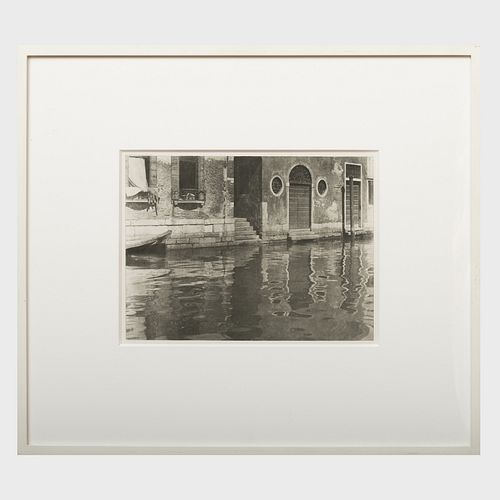 Alfred Stieglitz (1864-1946): Reflections, Venice