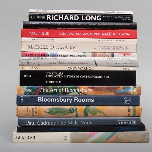 A Miscellaneous  Group of Seventeen Books on Modern and Contemporary Art