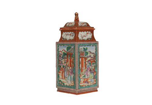 Chinese Export Famille Rose Vase, 18th Century