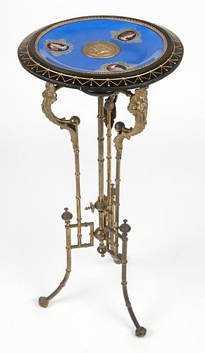 A Victorian floor tazza/stand