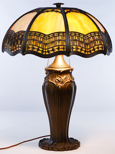 Slag Glass Table lamp