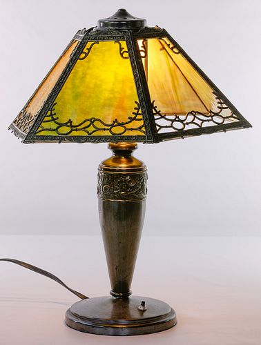 Slag Glass Table lamp