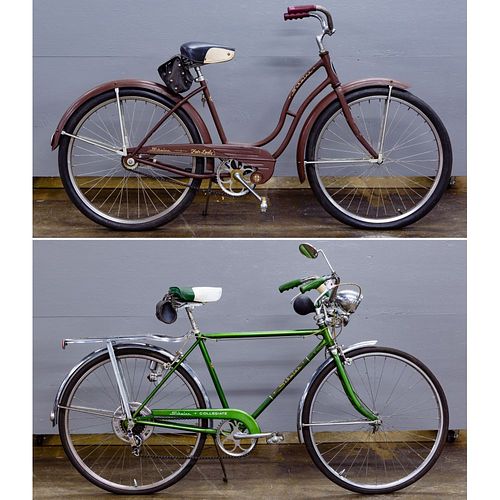Schwinn 'Fair Lady' and 'Collegiate' Bicycles