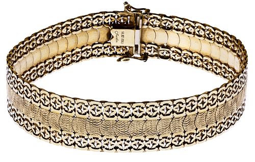 Aurafin 14k Gold Bracelet