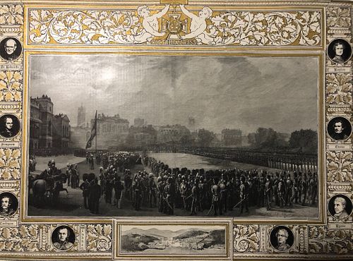 1855 Giclee The Graphic/ H. Maj.Queen Medals to Heroes