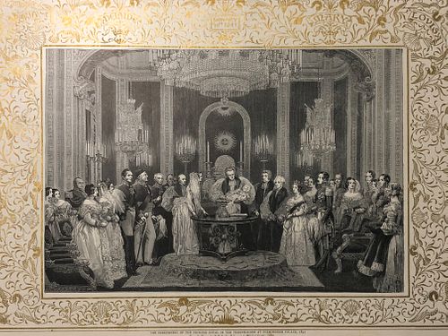1842 Giclee The Graphic/ Christening Prince Of Wales