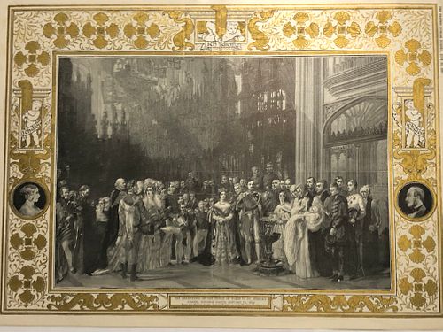 1841 Giclee /The Graphic/Christening of Princess Royal