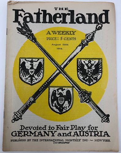 The Fatherland, Aug 24, 1914
