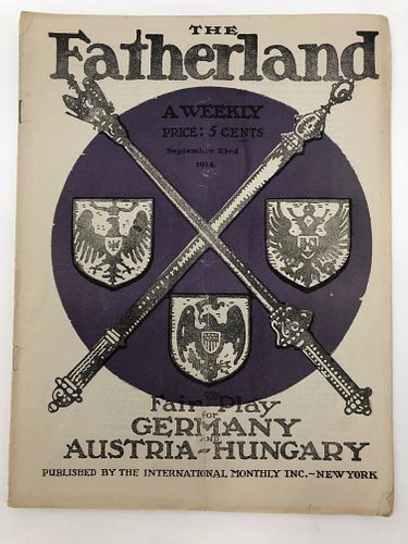 The Fatherland, Sep 23, 1914