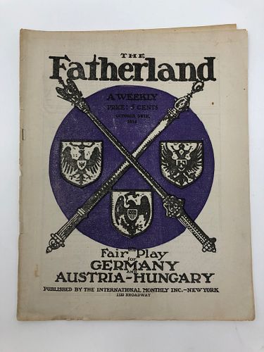 The Fatherland, Oct 28, 1914