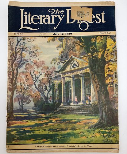 The Literary Digest 2099, July 12, 1930