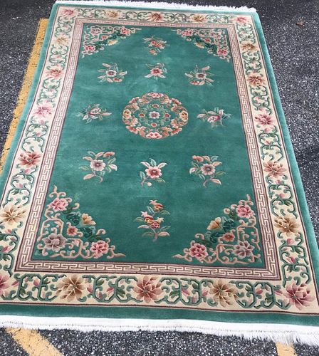 Gorgeous Oriental Chinese Wool Rug W/ Certification
