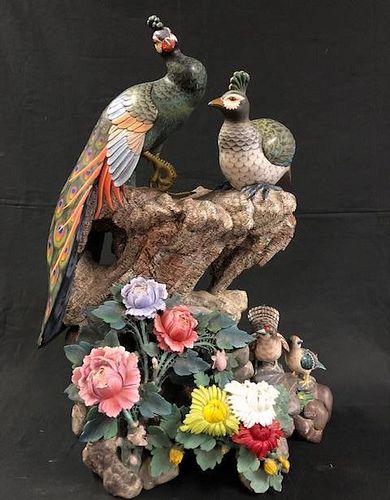 Natural Stone Bird Sculpture