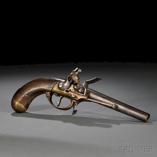French Model 1777 Flintlock Pistol