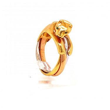CARTIER 18k Gold Trinity Panthere Ring