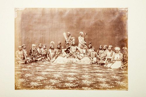 Indian School: Gathering Maharajas; Captured Elephant - Alice; and Two Elephants