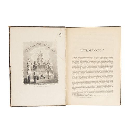 Sosa, Francisco. El Episcopado Mexicano. Galería Biográfica Ilustrada de los Illmos. Señores Arzobispos... México, 1877. 29 portraits
