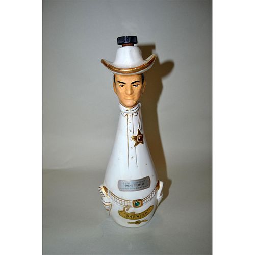 FIRST ISSUE LTD ED SHERIFF DECANTER CREME DE CACAO FRANCE SEALED