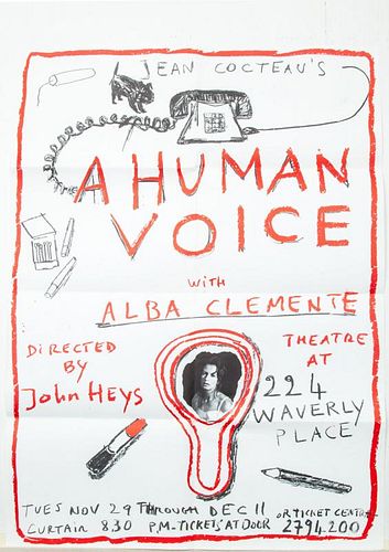 After Jean Cocteau (1889-1963): A Human Voice