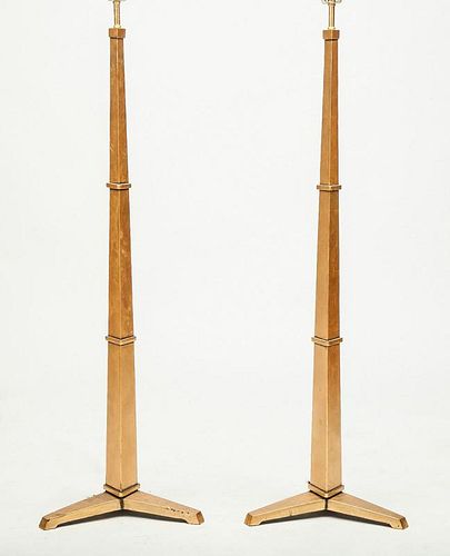 Pair of Floor Lamps, Robert Abbey, Inc.
