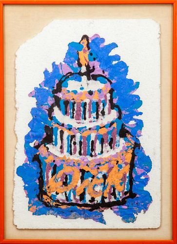 20th Century School: Untitled (Birthday Cake)