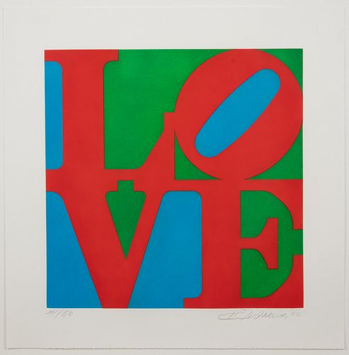 Robert Indiana
(American, 1928-2018)
Love / 2000 (a pair of works), 2000