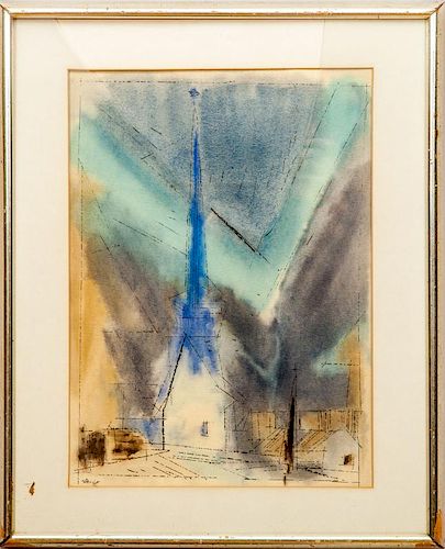 After Lyonel Feininger (1871-1956): Gothic Spire