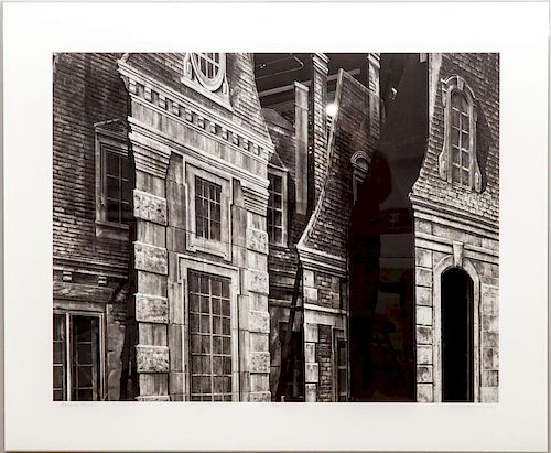 Abelardo Morell (b. 1948): Manon Building Facade, for Photograph on Rag Paper