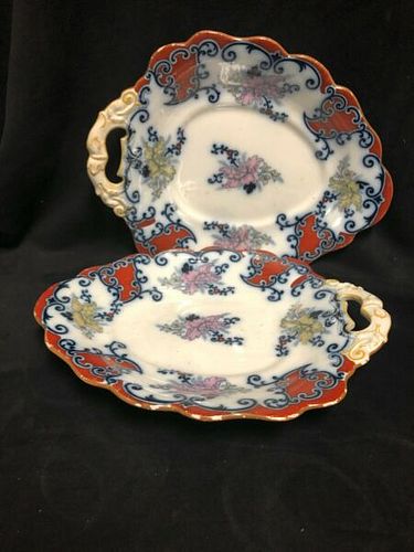 Pair of Ironstone serving dishes Unmarked numbered #3953