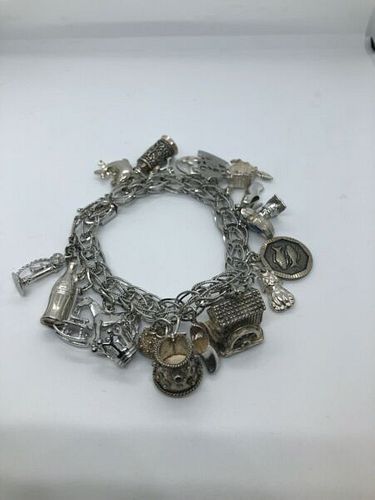 Vintage Sterling Charm Bracelet #2