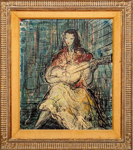 Michel-Marie Poulain (1906-1991): Self Portrait