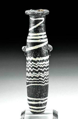 Greek Hellenistic Core-Form Glass Alabastron