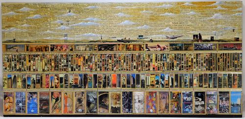 Roderick Slater Collage Mixed Media Painting