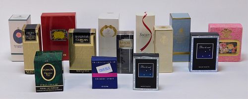 14 Estate Sealed Vintage Designer Perfume Bottles