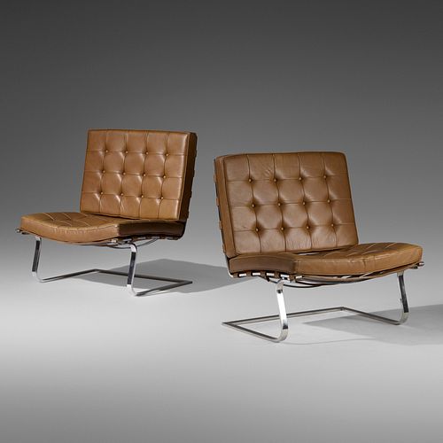 Ludwig Mies van der Rohe, Tugendhat chairs, pair